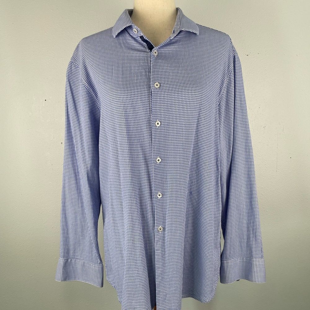 Michelson’s London Button Down Dress Shirt Size L